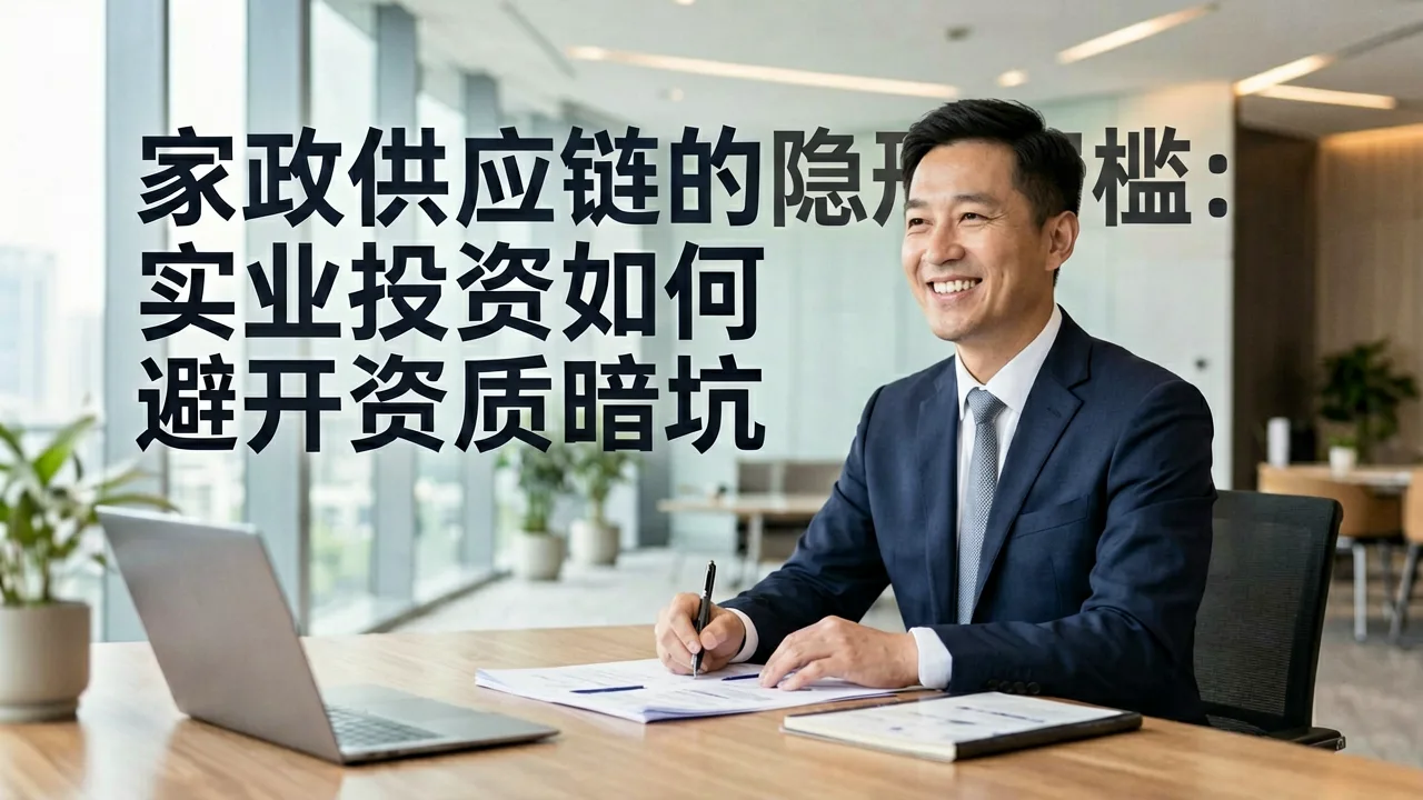家政供应链的隐形门槛：实业投资如何避开资质暗坑