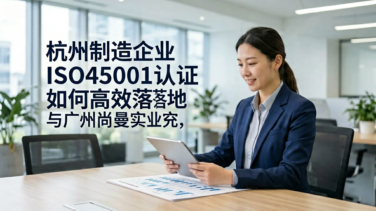 杭州制造企业ISO45001认证如何高效落地